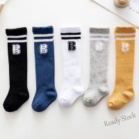 【hot sale】 ☫ C10 Autumn Winter Baby Socks Letter Printed Soft Knee High Long Socks For Boy Girl Kids Sock