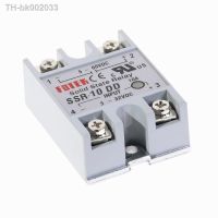 ☽☍◇ 1Pcs SSR10DD SSR-10DD Manufacturer 10A solid state relay input 3-32VDC output 5-60VDC