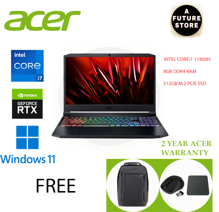 Acer Nitro 5 AN5155776RF 15.6'' FHD 144Hz Gaming Laptop ( I711800H