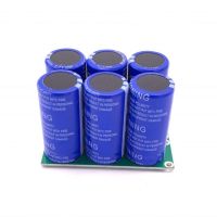 DDFHLPJ-6pcs/set 2.7v 120f Super Farad Capacitor Double Row With Protection Board 16v 20f High Frequency Low Esr Ultracapacitor For U1je