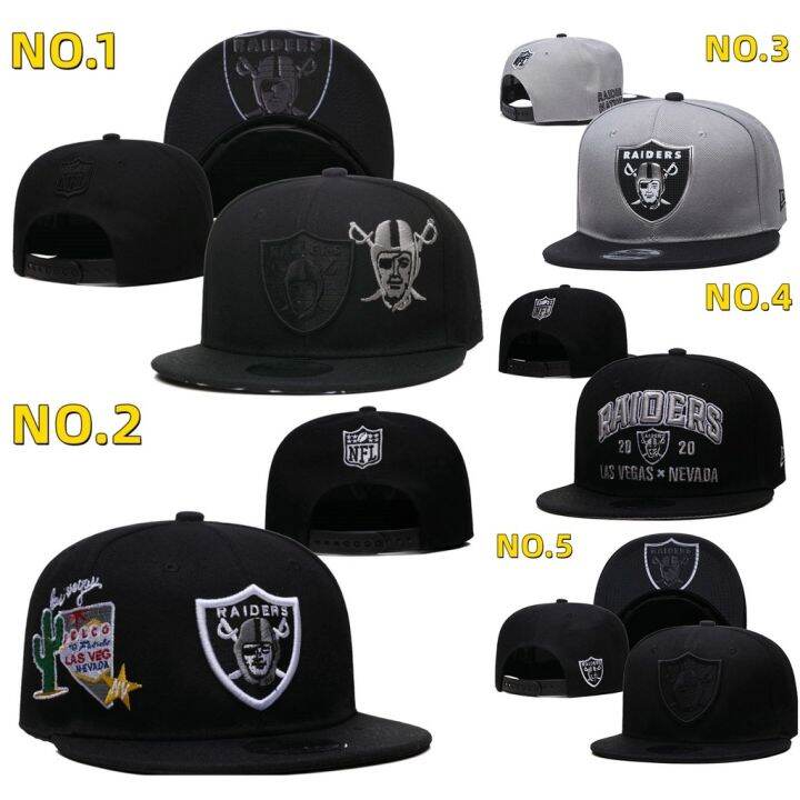 Ready Stock 【Ready Stock】NFL Oakland Raiders Baseball Cap Black