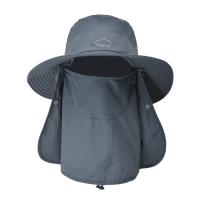 Sun Hat UV Protection Wide Brim Neck Flap Face Cover Multifunctional Cap for Hiking Fishing Beach