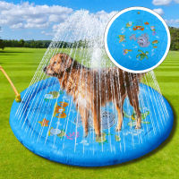 Water Sprinkler Mat Kids Dogs Sprinkler Dog Spray Pad Outdoors Water Spray Pad for Dog for Pet