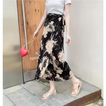 Buy Floral Wrap Around Skirt online | Lazada.com.ph