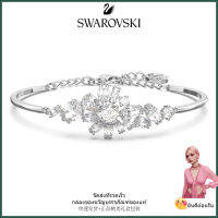 ?Swarovski?สร้อยข้อมือเพชรสีขาว Gema Mixed Cut, S925 สร้อยข้อมือแฟชั่นสตรีเงินสเตอร์ลิง, ของขวัญวันวาเลนไทน์, ของขวัญวันเกิด