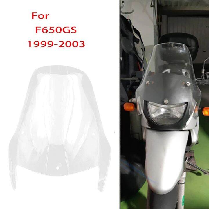 clear-motorcycle-windshield-windscreen-wind-shield-screens-deflectors-for-bmw-f650gs-f-650-gs-1999-2003