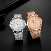 ⌚ นาฬิกาแฟชั่น⌚ Wechat business advocate elegant watch of wrist diverse styles smooth plating mesh belt