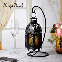 【100%-original】 Crystal crafts art and fashion MagiDeal Shabby Chic Morrocan โคมไฟเทียนการตกแต่งบ้านผับโต๊ะบาร์ของตกแต่งงานแต่งงานกลาง