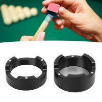 บิลเลียดชอล์ค เคส อะลูมิเนียมอัลลอยด์ Cue Chalk Box Holder Black for Pool Cue Sports Accessories