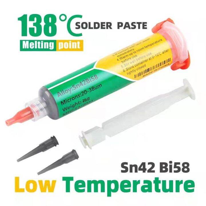 138 Degrees Solder Paste Flux For Soldering SMD BGA IC PCB Needle Tube ...