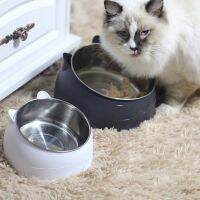 [Big Spade] ชามสุนัขแมว15องศา RaisedCat BowlsNeckCat Feeder Non SlipElevated Cats ชามอาหาร