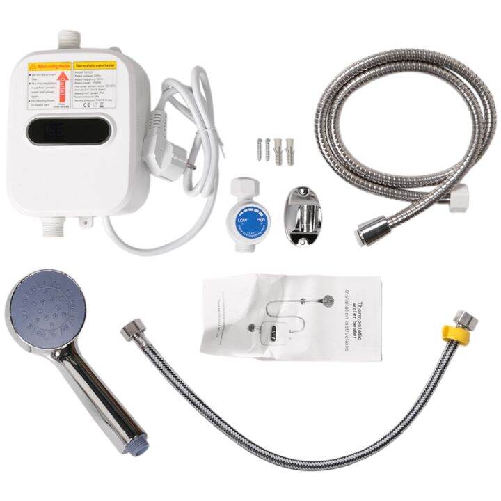 Instant Water Heater Shower 220V Bathroom Faucet Hot Water Heater 3500W