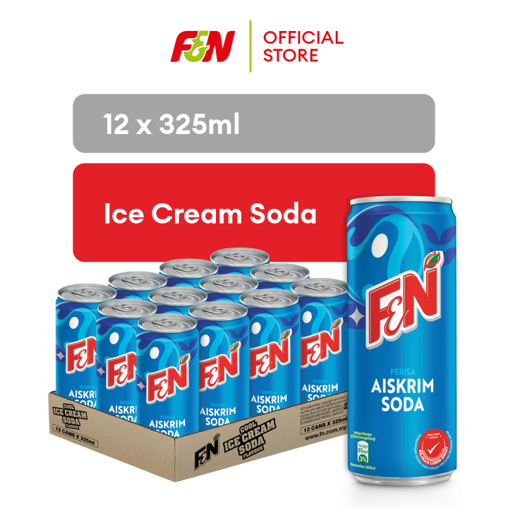 F&N Ice Cream Soda 325ML X 12 | Lazada