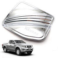 ครอบฝาถังน้ำมัน กันรอย รุ่น 4 ประตู ยกสูง 1 ชิ้น สีโครเมี่ยม สำหรับ Nissan Navara NP300 4x4 4WD ปี 2015-2019