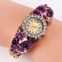 【YF】✢✚  Womens Watches Rhinestone Fashion Bangle Wristwatch zegarek damski