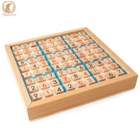 Wooden Sudoku Puzzles Board Game With Drawer 81 Grid Logical Thinking Training Educational Desktop Game