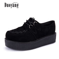 Creepers casual shoes woman plus size sneakers women shoes ladies platform shoes 2022 Lace-up Women Flats Female shoes loafers