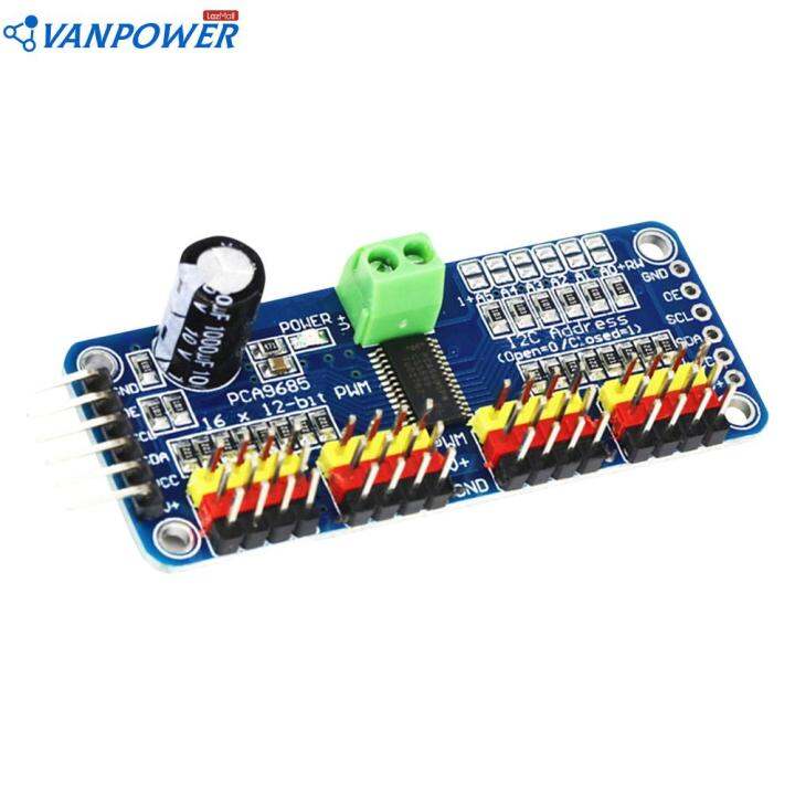 16 Channel Module PCA9685 PWM/Servo Driver Module 5-10V Module Board 40 ...