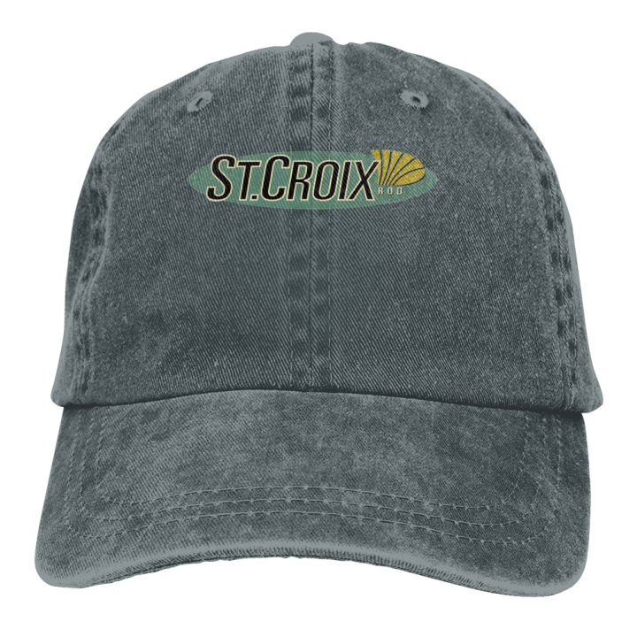2023-new-fashion-st1z-zaijiao-st-croix-fishing-lover-products-cool-gift-worn-look-unisex-baseball-cap-100-cotton-fit-contact-the-seller-for-personalized-customization-of-the-logo