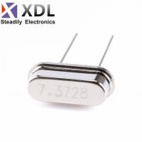 10pcs 7.3728MHz 7.3728 MHz 7.3728M Hz Passive Quartz Resonator Crystal Oscillator HC-49S Through Holes DIY Kit New WATTY Electronics