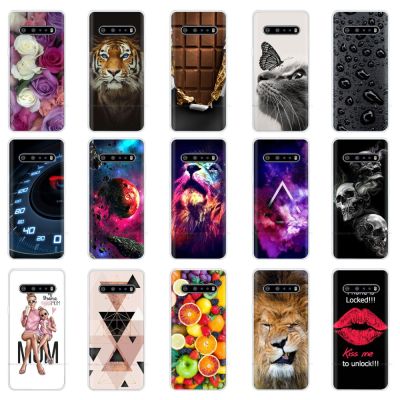Silicon Case for LG V60 ThinQ 5G Case Soft TPU Back Cover Painted Coque Phone Bag for LG V60 V50 ThinQ 5G Case Funda Bumper Etui Electrical Connectors