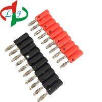 10pairs 4mm Adapter Wire Cable Audio Speaker Banana Plugs Connector Black +RedWires Leads Adapters