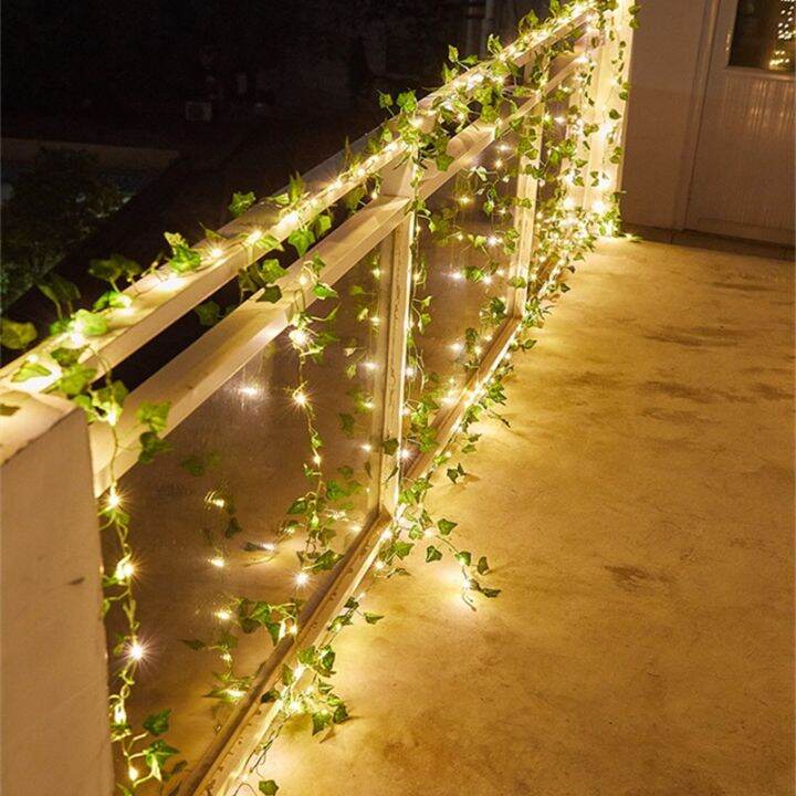 ivy-leaves-garland-with-solar-power-led-string-lights-freshen-up-your-garden-home-corridor-veranda-10pcs-ivy-vines-curtain-lamp