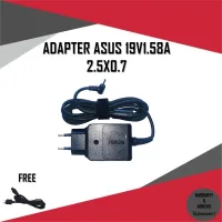 ADAPTER NOTEBOOK ASUS 19V1.58A*2.5X0.7  / สายชาร์จโน๊ตบุ๊คเอซุส + แถมสายไฟ