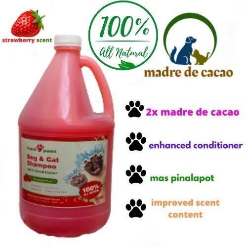 Dog Shampoo and Conditioner Madre de Cacao anti garapata for Tick and