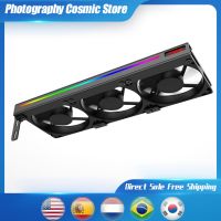 【LZ】㍿✼✜  Gpu universal ventilador de refrigeração 300 mm x 100 mm x 20 mm argb sincronização iluminação endereçável rgb decoração silencioso chassi pci placa gráfica