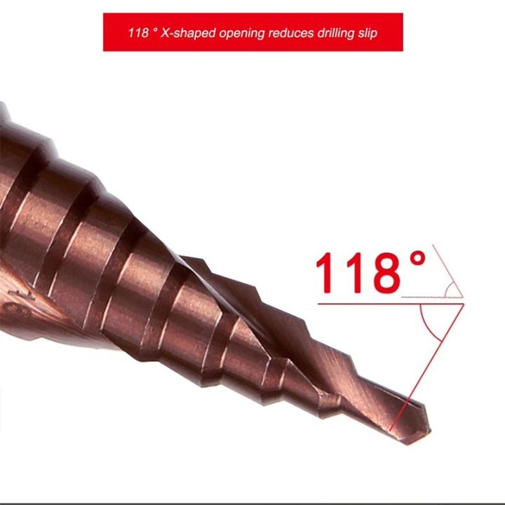 azzkor-hss-high-hardness-titanium-step-pagoda-drill-bit-for-metal-woodworking-high-speed-stepped-conical-stage-drill-power-tools