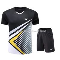 ◊❈∏ New YONEX badminton shirt Mens and womens top quick-drying badminton competition suit Training running short-sleeved T-shirt sweat-absorbing and breathable