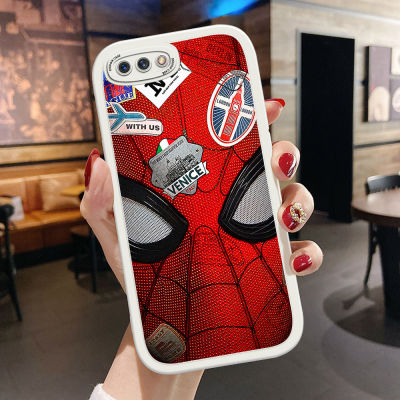 เคสโทรศัพท์สำหรับ OPPO A15 A15S A16 A16E A16K A12E การ์ตูนสไปเดอร์แมนเคสนิ่มหนังเคส