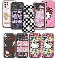 【Yellow peach flavor】เคสโทรศัพท์ Hello Kitty น่ารักสำหรับ Samsung Galaxy S22 Plus S20 FE Lite S21พิเศษ Coque Soft TPU