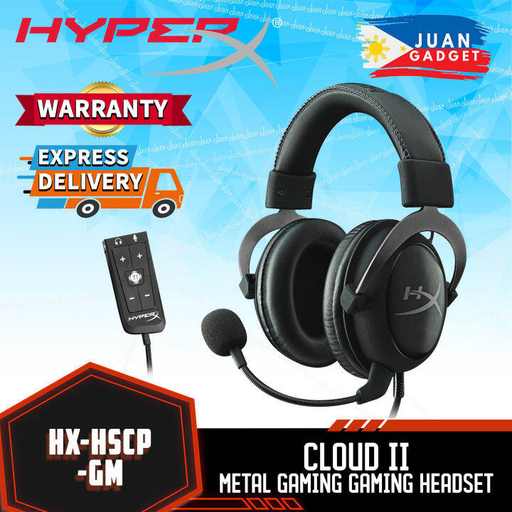 HyperX KHXHSCPGM Cloud II Gaming Headset, Memory Foam Ear Pads