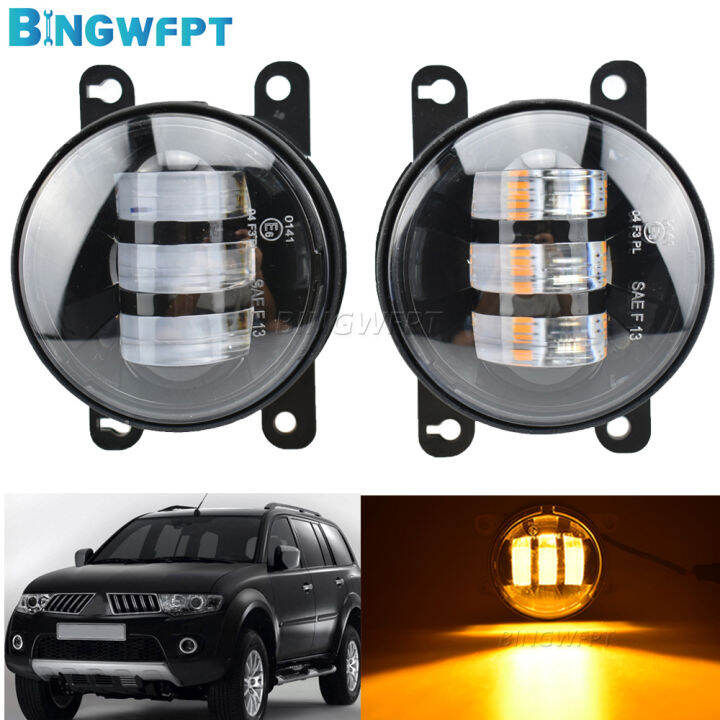 BINGWFPT LED 12V Fog Lights Aluminium Fog Lamp Daytime Running Light ...