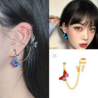 Fashion jewelry shop ต่างหูผู้หญิง ต่างหูแฟชั่นผญ จี้ลายผีเสื้อ