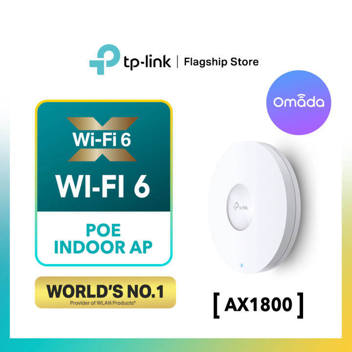 TPLINK AX1800 Mesh Wireless Dual Band Wifi 6 AX Ceiling Mount Access