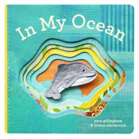 In My Ocean Bab เด็กสมุดวาดภาพระบายสีสำหรับเด็กตลกกระดาษแข็งหนังสือเหมาะสำหรับ3-6ปี