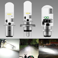 1ชิ้น H4 BA20D P15D LED รถจักรยานยนต์ไฟหน้าหลอดไฟแสง6000พัน Hilo Beam 3030 12SMD ไฟตัดหมอก LED สกูตเตอร์รถ A Moto อุปกรณ์เสริม