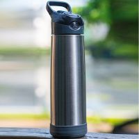 Contigo Condick With The Same Vacuum Insulation Cup Car Straw Water Cup Student Sports Kettle Stainless Steel Insulation Straw Cup