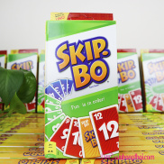 Bộ bài Uno SKIP BO - Giấy Bìa Cứng Cao Cấp