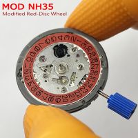 hot【DT】 Japan NH35 Mechanical Movement with Modified Disc Datewheel Jewels Accuracy Replace NH35A 4R35B New 2023