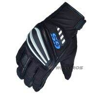 มอเตอร์ไซค์ Rallye 4 GS ถุงมือหนังสำหรับ BMW Motorrad Guantes รถสกู๊ตเตอร์จักรยานยนต์สีดำสีน้ำเงิน Luvas Unisex