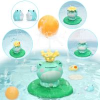 Bath Toys for Toddler Spray Water Squirt Toy Bath Toys Bathing Toy Spraying Frog for Children Bathtub Pool Toys
