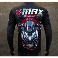 เสื้อยืดผ้าฝ้าย【ปรับแต่งได้】เสื้อผ้ามอเตอร์ไซค์ XMAX 300 THAILAND  Limited 2022