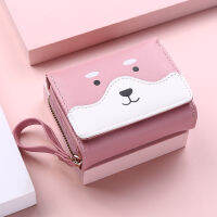 Cute Dog Small Wallet for Women Girl Mini Purse Luxury Christmas Gift 2021 New Portemonnee Dames Porta Tarjetas De Credito Mujer