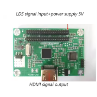 Lvds หัวแปลงสัญญาณ Hdmi LVDS เป็น HDMI เอาต์พุตรองรับหลายมาตรฐานความละเอียด720P 1080P