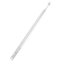 10X Replacement 39cm 6 Sections Telescopic Antenna Aerial for Radio TV