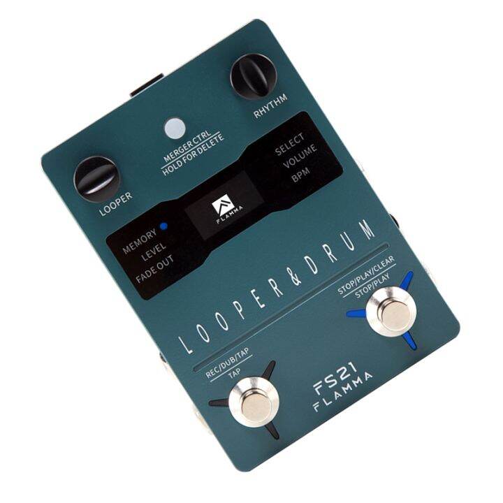 FLAMMA FS21 Drum Machine Looper Guitar Vocal Doubling Effects Pedal 160